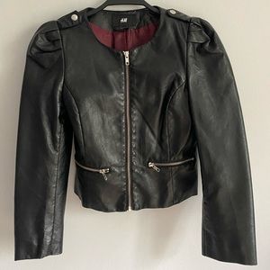 H&M Sleeve Leather Jacket